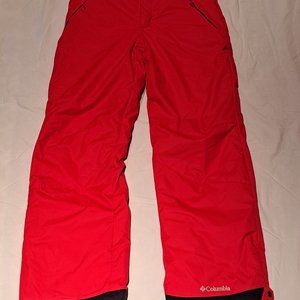 Men's Columbia Omnitech Pants Red Small